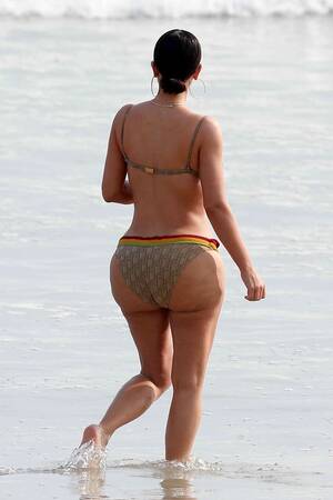 naked kim kardashian at beach - Kim Kardashian Mexico pictures: What are they and why are they trending? |  The US Sun