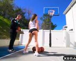 huge anal basketball - Big white booty teen butt fucked by her basketball trainer | Cumlouder.com