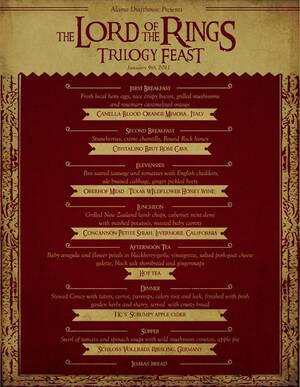 Honey Food Sex - Photos: See Lord of the Rings Food Porn From Alamo Drafthouse's Epic Feast  | WIRED