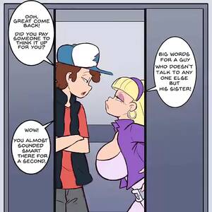 Dipper Pines Porn - Dipper Pines & Pacifica Northwest Fuck in an Elevator watch online or  download