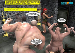 horny sexy cartoons - Cool 3d porn comics with horny goblins and ogres - Picture 2