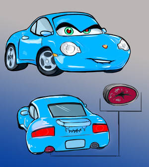 Cars Cartoon Porn - Rule 34 - 1girls anthro big ass big butt biting lip cars (film) disney  female female only flirting with viewer green eyes hearts in eyes living car  living machine living vehicle looking