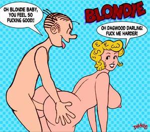 Blondie Characters Famous Cartoon Porn - 