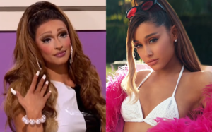 ariana grande fucking a lesbian - Ariana Grande 'f***ing loves' Drag Race star Tatianna's impersonation in  Taylor Swift video