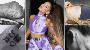 Ariana Grande Hand Job Porn - Ariana Grande Tattoos: A Guide to All of Her Pieces of Ink