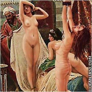 Arab Slave Market Porn Comics - Bdsm cartoons. White girls exposed naked on the Oriental slave markets!