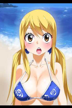 lucy hentai gallery - Lucy Fairy Tail bikini