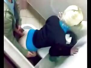 Caught In School Porn - Couple caught fucking in the school bathroom