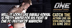 Babalu Sobral Porn - Well, it looks like Babalu Sobral is pretty amped for his fight in ONE FC:  Destiny of Warriors | MiddleEasy