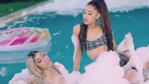 Ariana Grande Hot Ass - Nicki Minaj & Ariana Grande Tease 'Bed' Music Video - That Grape Juice