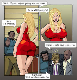 blonde milf interracial cartoon - Cock hugry blonde toon milf gonna please - Silver Cartoon - Picture 4