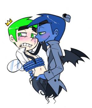 Fairly Oddparents Gay Sex - e621 anti_cosmo blush cosmo_(fairly_oddparents) crown duo fairly_oddparents  forced green_hair hair hat humanoid insect_wings