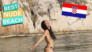 famous nude beaches sex - Croatia's Best Nude Beach! Nugal Makarska (Amerikanka NudistiÄka PlaÅ¾a  Hrvatska) - YouTube