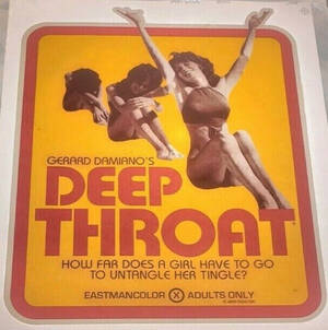 deepthroat movie cover - Deep Throat XXX Movie Logo Iron On Heat Transfer 8\