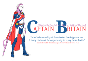 Captain Britain Porn - Betsy Braddock: Psylocke/Captain Britain Appreciation 2019