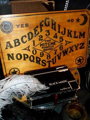 black ouija board panties - Rare Antique MITCHE MANITOU SPIRIT Board Ouija Board at Gothic Rose Antiques