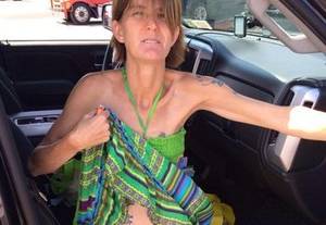 housewife nude car - Skinny Becky 2