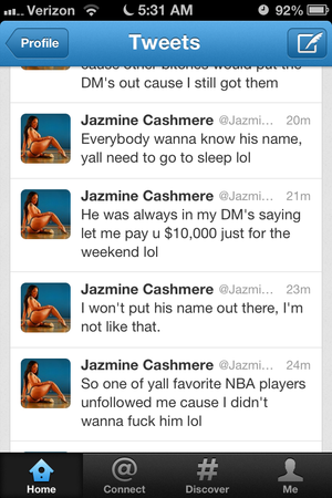 Jazmine Cashmere Porn Left - Porn Star Jazmine Cashmere Says Player on Clippers Upset His $10k Sex Offer  Was Denied - BlackSportsOnline