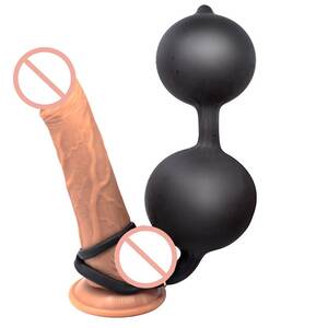 giant anal sex toys - Intimateâ„¢ Huge Inflatable Anal Plug Prostate Massager Vagina Anus E...