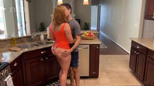 blonde milf masturbates in kitchen - Sexy milf fuck in the kitchen watch online
