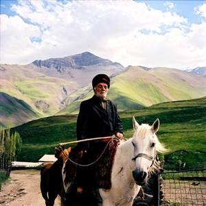 Azerbaijan Porn - Mountain dweller on horseback. Khinaliq Village. Azerbaijan. June 2006. The  European Azerbaijan