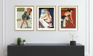 30s Porn Girls - 3 For 2 Vintage Pin Up Girls A3 Art Print Only. Sexy Erotic Porn 1920s 30s  Girls | eBay