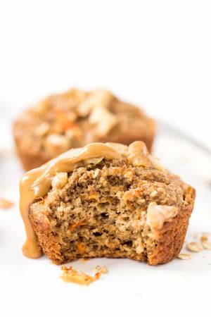 Blender Egg Porn - BLENDER CARROT CAKE MUFFINS -- made without any oil, gluten, dairy or  refined