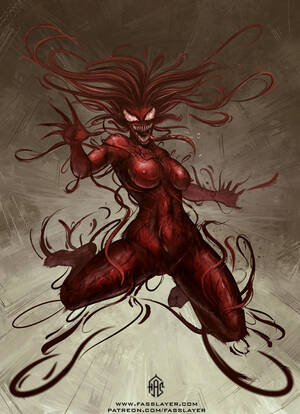 Carnage Anime Witch Porn - Rule 34 - 1girls alien breasts carnage (marvel) claws fasslayer female  female focus female only marvel marvel comics nipples prehensile tongue red  skin saliva sharp claws sharp teeth she-carnage spider-man (series) symbiote