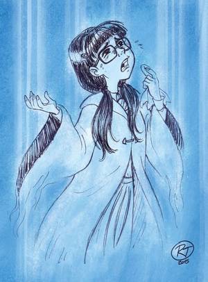 Harry Potter Moaning Myrtle Porn - Super quick Moaning Myrtle for Wizarding Wednesday. She's moaning cause  she's late.