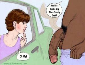 cartoon sucking cock in car - White babe in car sucks on big dark dick through car window and taste cum -  CartoonTube.XXX
