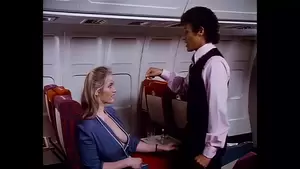Flight Attendant Porn 80s - Ashley Welles blows a flight attendant upscaled to 4K | xHamster