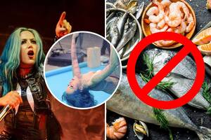 anal lick fest poses - Alissa White-Gluz Poses in PETA Ad to Protest Fish Consumption