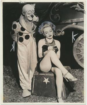 mime vintage sex clips - Circus Clown & Female Performer vintage original