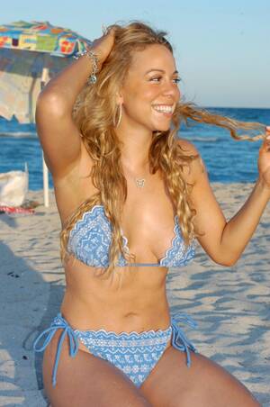 mariah carey beach body naked - Mariah Carey Bikini Pictures: Swimsuit Photos | Life & Style