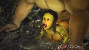 Female Ogre Porn - Horny female goblin Arwen fucked by Green monster Ogre - Anime Porn  Cartoon, Hentai & 3D Sex