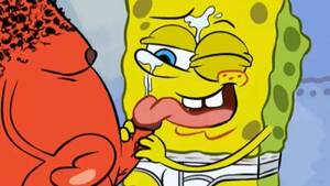 Nickelodeon Cartoon Gay Porn - SpongeBob Licking Something Red - Rule 34 Porn
