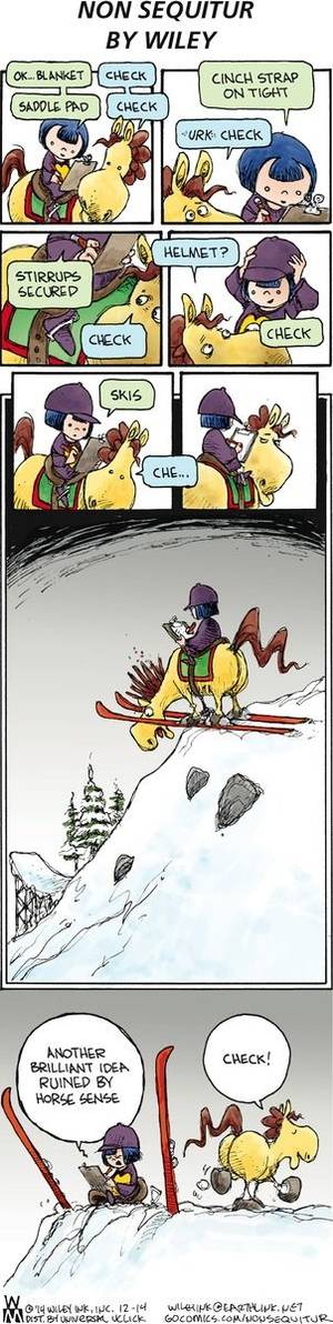 Non Sequitur Cartoon Porn - Non Sequitur by Wiley Miller for Mar 25, 2018