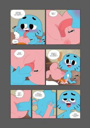 Amazing World Of Gumball Diaper Porn - The Diaper Change - page06 The End porno