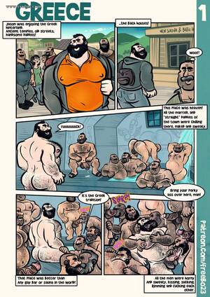 Greek Gay Orgy - Page 1 | gay-comics/freebo23/greece | Erofus - Sex and Porn Comics