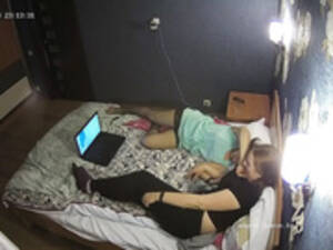 Hidden Camera Watching Porn - Hidden Cam sisters watching porn and kissing