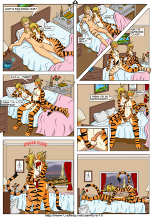 Female Furry Transformation Sex Comic - Rule 34 - 69 anthro balls bed breasts comic erection feline female fur furry  jewelry libra-11 male nipples nude oral sex penis pussy sex tiger  transformation | 859234