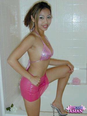 asian glamour bikini - MyCuteAsian filipino Asian strips off her pink bikini Pics