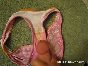 Dirty Underwear - Cumming In Dirty Teen Panties