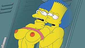 lesbian cartoon bondage marge simson - The Simpsons Bart Simpson 1boy 2d - Lewd.ninja