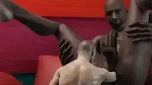 3d Black Gay Porn - 3D Black Giant and white man | xHamster