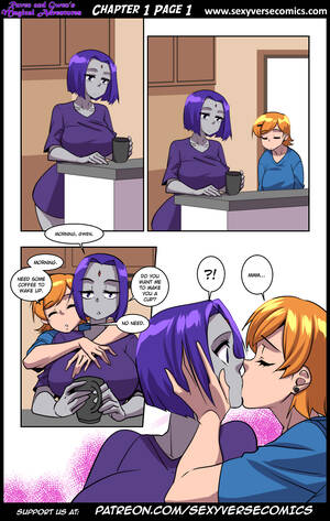 Kinky Cartoon Porn Comic Raven - Raven and Gwen's Magical Adventures Chapter 1 Page 1 by SexyverseComics on  Newgrounds