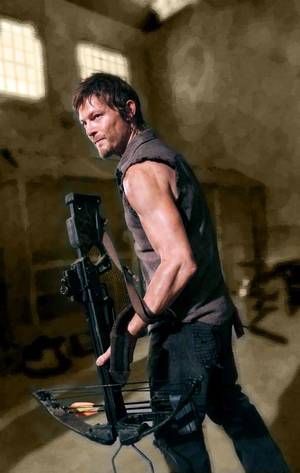 Daryl Dixon Arm Porn - Daryl with his crossbow and sexy arm porn.