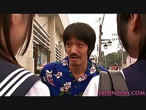 Japanese Schoolgirl Public - Petite Japanese Schoolgirls Love Threeway ...