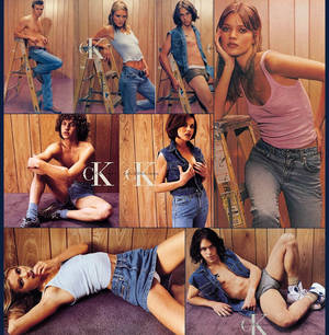 80s Porn Ads - For fall-winter 1995, a Calvin Klein advertising campaign photographed by  Steven Meisel went