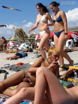 nude beach exposure - Teenage naturists teen nude beach dick flash